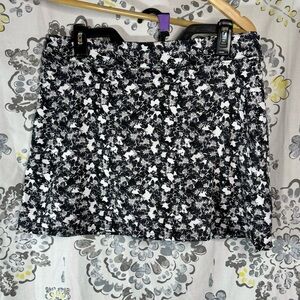 Colorado Clothing Tranquility Women's Everyday Casual Skort black print Sz Med